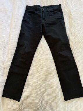 Vince Men's Slim Straight Jeans in Black